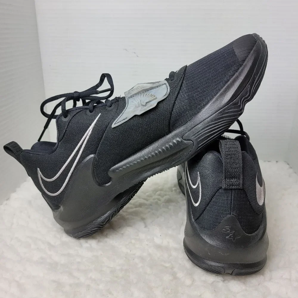 Nike Zoom Freak 3 Mens Size 13 Sneaker DA0694 002 Black Metallic Silver Shoes